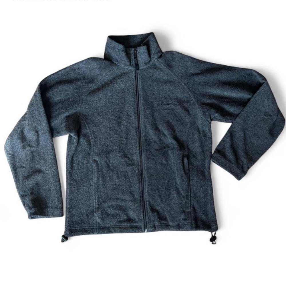 Columbia men’s Grey full-zip fleece track jacket